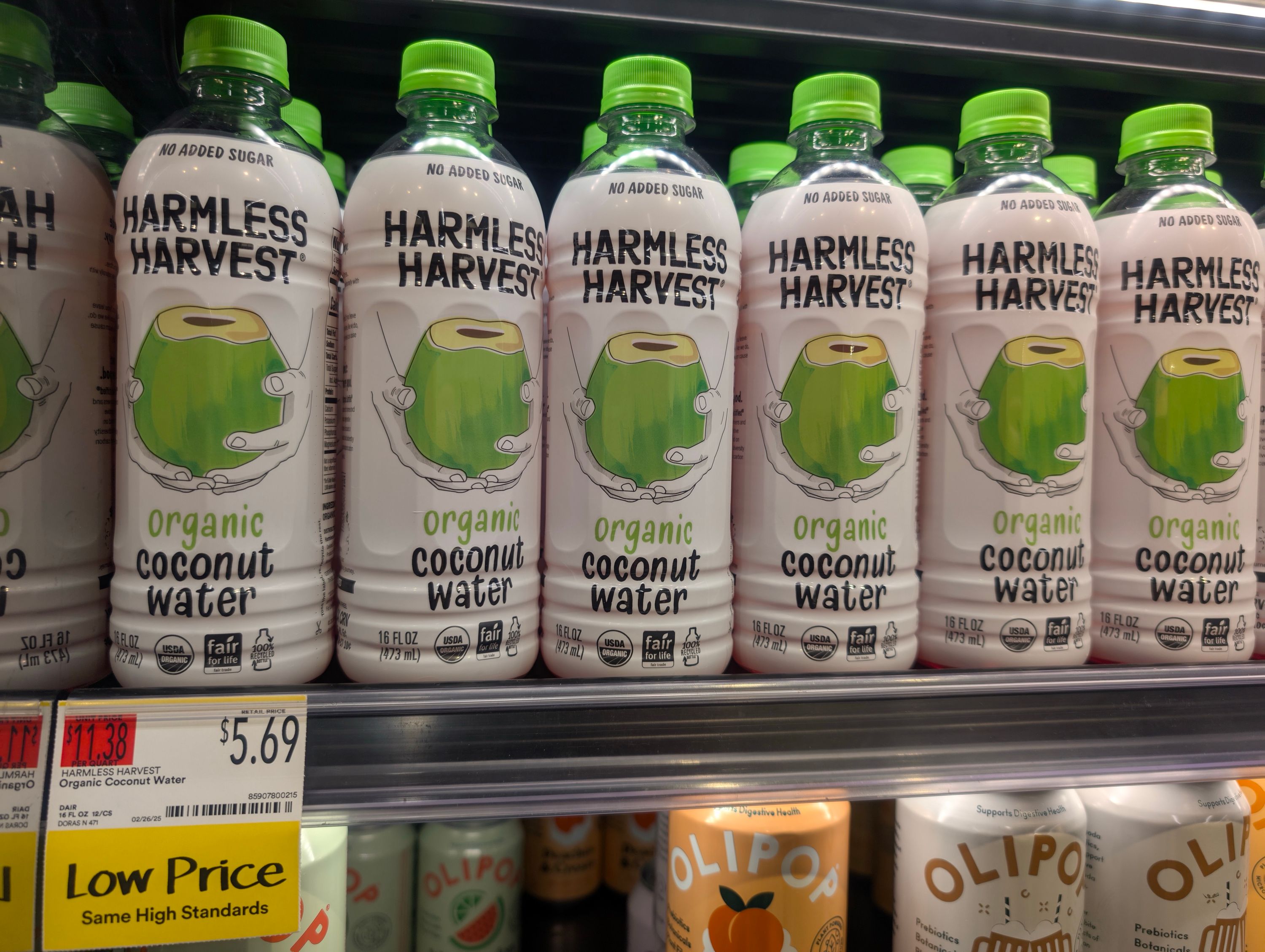 Harmless Harvest display