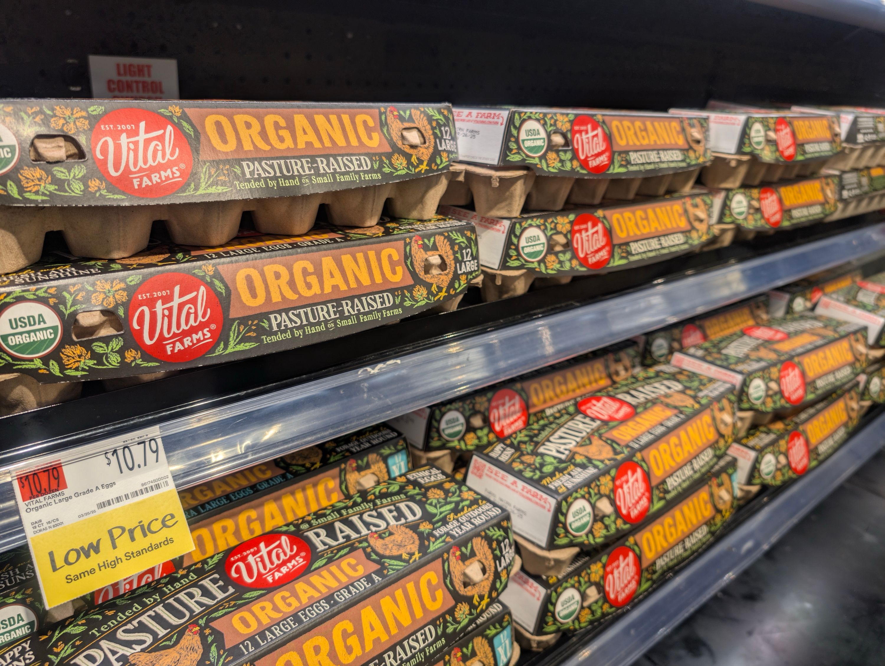 Vital Farms display