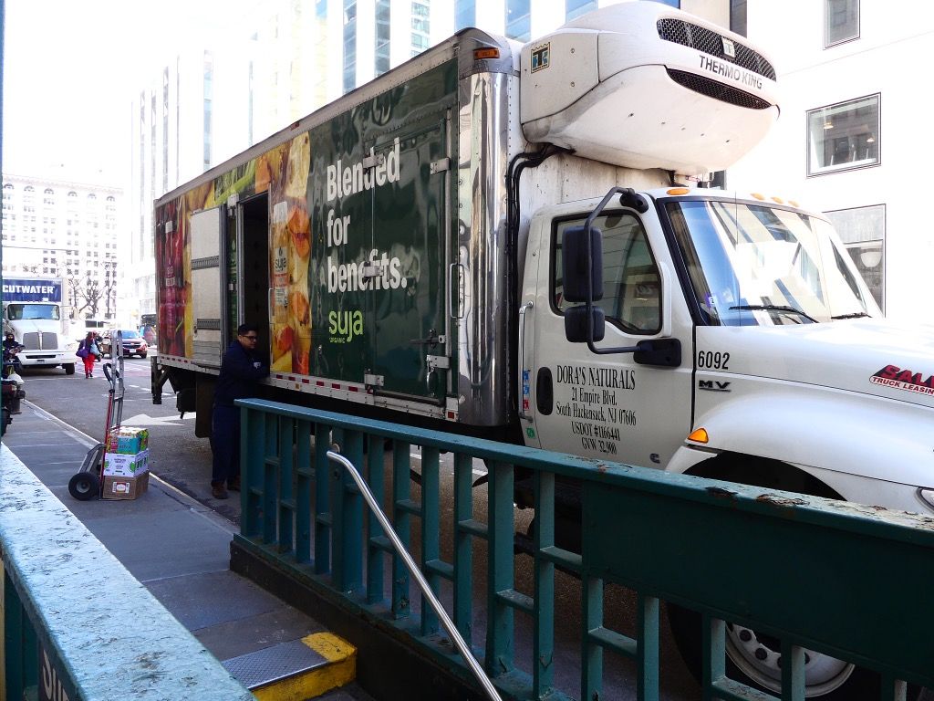 Truck out for delivery